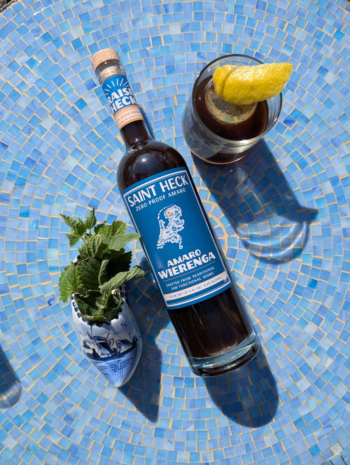 Amaro Wierenga on a Blue Table